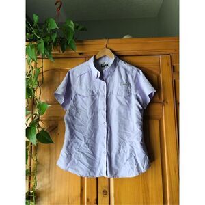 Habit Women’s Fishing Short Sleeve River Shirt 40 SPF Size L